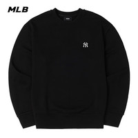 美职棒（MLB） 男女卫衣潮流圆领小标休闲2024年套头衫3AMTB9144 纽约洋基队/黑色 S 165/88A