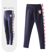 迪士尼女童打底裤女宝宝外穿春秋长裤中大童装23新款洋气儿童裤子  SM97599