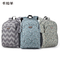 卡拉羊双肩包男初中生高中生书包大容量旅行包韩版中校园背包