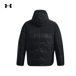 安德玛（UNDERARMOUR）羽绒服男子冬季保暖上衣登山训练户外运动夹克休闲外套 1372653-001黑色/厚实保暖 L