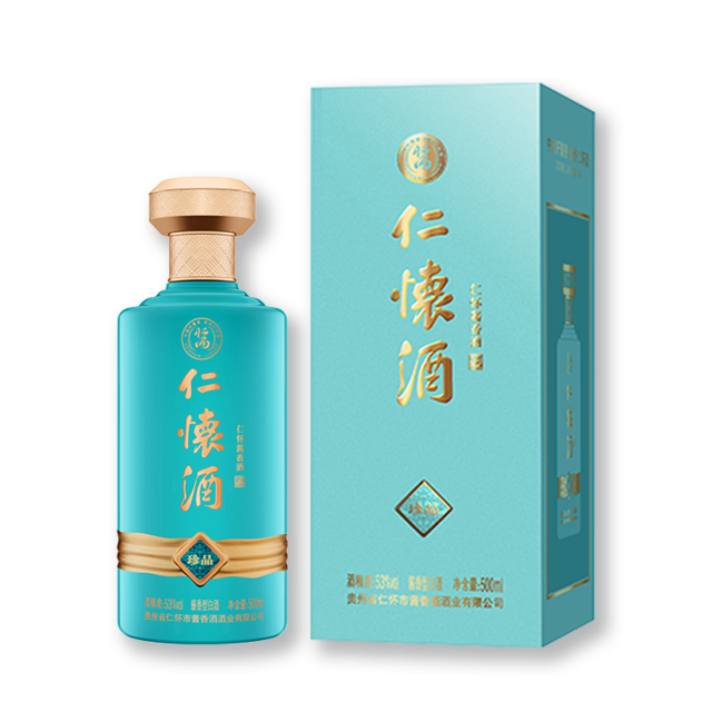 仁怀酱香酒 仁怀酒·珍品 53度 酱香型白酒 500mL 礼盒装