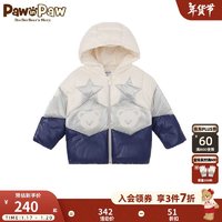 Paw in Paw PawinPaw小熊童装冬季女宝宝羽绒服五角星 	 Navy藏青色/59 80 cm