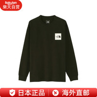 北面(The North Face)T恤NT82334 男女通用长袖圆领舒适透气打底衫 K:黑色 XL