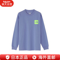 北面(The North Face)T恤NT82334 男女通用长袖圆领舒适透气打底衫 OB:亮蓝色 XL