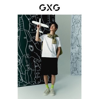 GXG男装SHANTELL MARTIN联名系列短袖T恤GD1440618D