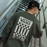 VANS范斯 套头卫衣军绿色宽松日系工装City Boy出游好物 军绿色 XXL 2XL