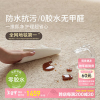 赛波斯素色防水无胶地毯轻奢高级感抗污抑菌客厅青山美宿沙丘