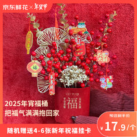 ToSpring 年宵花大吉大利红果福桶仿真红果发财果新年装饰摆件