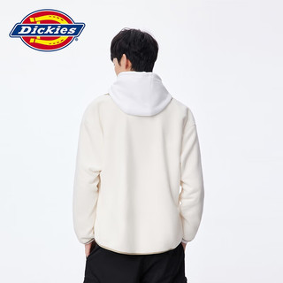 dickies男士保暖夹克 时尚拼接拉链外套11259 奶油色 2XL