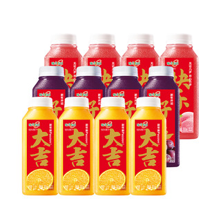 88VIP：味全 每日C果汁饮料橙汁葡萄汁莓桃味 300ml×12瓶