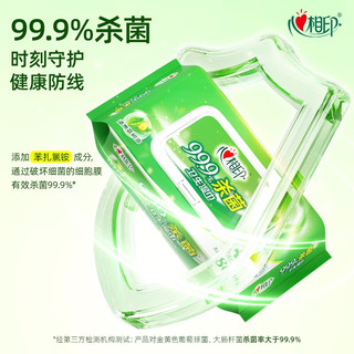 心相印 卫生湿巾 99.9%杀菌 超迷你便携湿纸巾 56片 1提