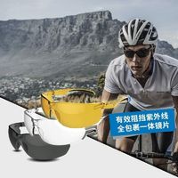 百亿补贴：迪卡侬 DECATHLON 骑行运动太阳眼镜男防风用RCROCKRIDER 0号 透明镜片 2423285