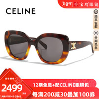 宝岛赛琳CELINE墨镜女士凯旋门系列太阳镜板材大方框遮阳眼镜CL40226U 56A玳瑁色【配Celine墨镜包】