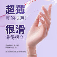 姬欲002薄玻尿酸持久避孕套超薄裸入男用颗粒情趣t