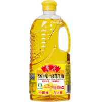 鲁花 5S压榨一级花生油 900ml 1桶