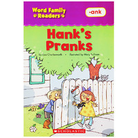 学乐自然拼读词根绘本Word family-ank:英文原版Hank's Pranks