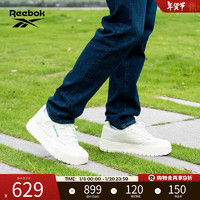 Reebok锐步24秋冬男女CLUB C MEGACOURT经典休闲运动板鞋 100221376 42.5 (27.5cm),US：9.5