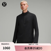 露露乐蒙lululemon丨Waffle-Knit 男士华夫格针织半拉链运动衫 L3EX7S
