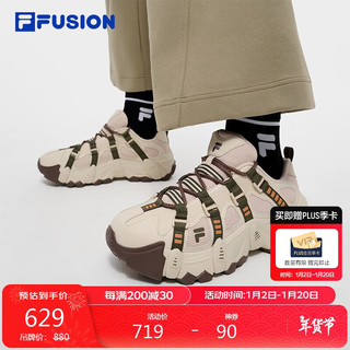 FILA FUSION斐乐潮牌女鞋山脉鞋户外休闲鞋机能潮鞋运动休闲鞋老爹鞋