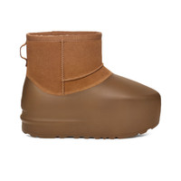UGG 男女款迷你脆皮泡芙雪地靴 1158370 栗色 42