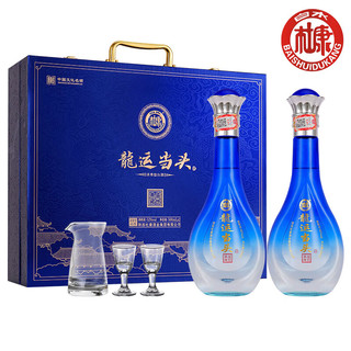 白水杜康盛世典藏龙运当头白酒整箱52度浓香型500ml*2*3共6瓶装 52度 500mL 6瓶