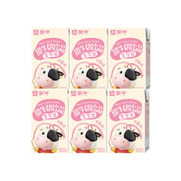 蒙牛甜牛奶原味草莓味早餐儿童含乳饮料生牛乳配方整箱装多规格可选 【9月】草莓味甜牛奶6包