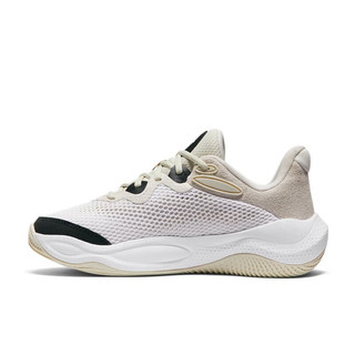 安德玛（UNDERARMOUR）秋冬CURRY Splash 24男女绒面革运动篮球鞋3028193 白色100 44