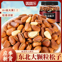 周周乐东北松子500g/罐 手剥开口每日坚果炒货休闲零食地方特产2024 【大颗粒】东北松子 1罐 500g*
