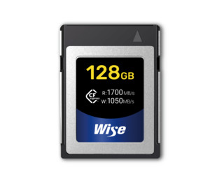 威斯 Wise 128GB Type-B高速影像卡 CFexpress存储卡（银灰色）