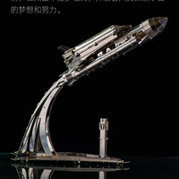 TECHING乌克兰TimeforMachine 金属拼装机械传动模型3d立体拼图创意玩具 星空探险者
