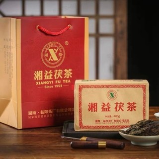 湘益茯茶 2011年份 安化黑茶 400g 礼袋装