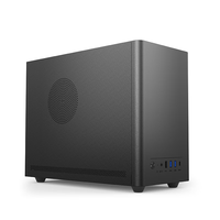 硕一凤凰U300 320台式机电脑matx迷你机箱itx白色非侧透mini小尺寸手提主机箱壳家用商务办公桌面搭配 凤凰U300 黑色标准版
