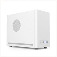 硕一凤凰U300 320台式机电脑matx迷你机箱itx白色非侧透mini小尺寸手提主机箱壳家用商务办公桌面搭配 凤凰U300 白色标准版