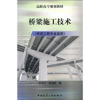 高职高专规划教材：桥梁施工技术（市政工程专业适用）