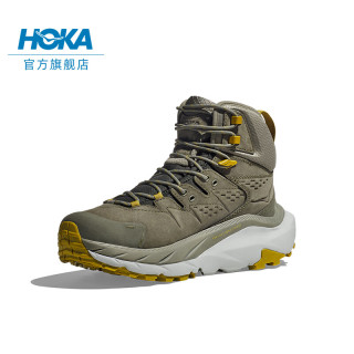 HOKA ONE ONE【李现同款】男款冬季卡哈2防水中帮徒步鞋KAHA 2 GTX户外 橄榄绿/水星灰 40.5