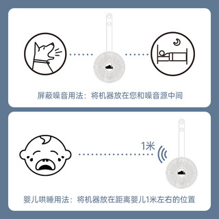 美国Yogasleep白噪音睡眠仪便携安抚婴儿哄睡音乐屏蔽噪声机