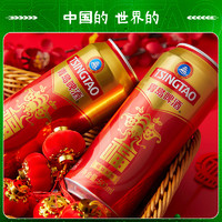 青岛啤酒 TSINGTAO 福禄寿禧庆功宴请啤酒福罐500ml*12听*2箱