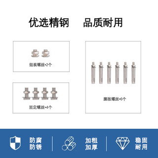 格力专用空调外机支架子配件304加厚不锈钢三角挂机安装1.5/2/3匹