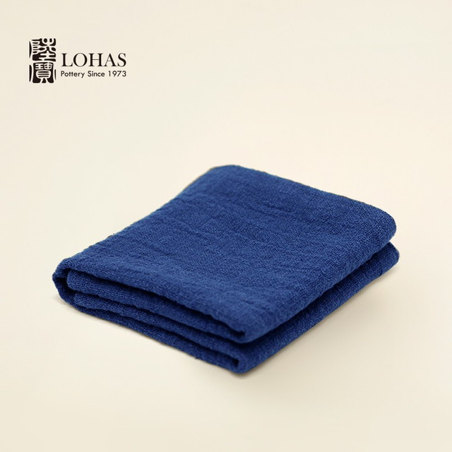 陆宝 加厚吸水竹麻茶巾功夫茶具配件茶桌茶台耐脏方巾抹布家用养壶巾