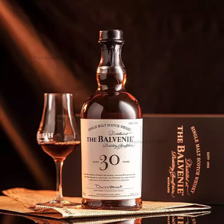 百富（BALVENIE）30年 单一麦芽苏格兰威士忌 BALVENIE 洋酒700ml 百富30年