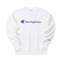 Champion 冠军情侣加绒卫衣男2024冬季新款运动上衣女美式保暖红色