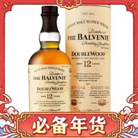 百富 THE BALVENIE 12年 双桶 单一麦芽 苏格兰威士忌 40%vol 700ml 单瓶装