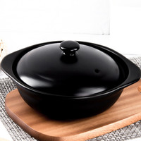 UMIZILI耐高温干烧不裂浅锅砂锅炖石锅家用燃气炖汤煲沙锅商用