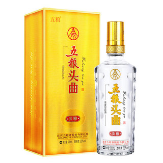 五粮液股份 浓香型白酒 优级酒 婚宴酒水 商务宴请【过年】 52度 500mL 6瓶 头曲淡雅