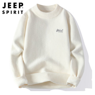 JEEP SPIRIT 吉普 男士雪尼尔保暖针织衫