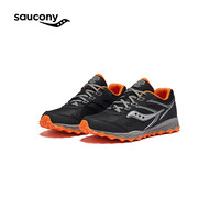 Saucony索康尼COHESION TR14 LTT 凝聚男女童鞋缓震透气跑步鞋子 黑灰 36