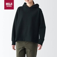 無印良品 MUJI（無印良品 ）男女通用紧密织毛圈套头卫衣BBQ09A3S 黑色 L 