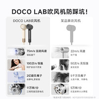 DOCO LAB电吹风家用高速吹风机筒负离子护发大风力速干礼盒