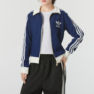 Adidas阿迪达斯三叶草女翻领运动上衣休闲户外夹克外套IR6123 M