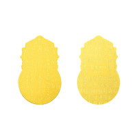 金六福吉祥黄金手机贴片招财猫暴富护身符貔貅财神金片